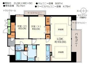 プレミスト靱本町の物件間取画像